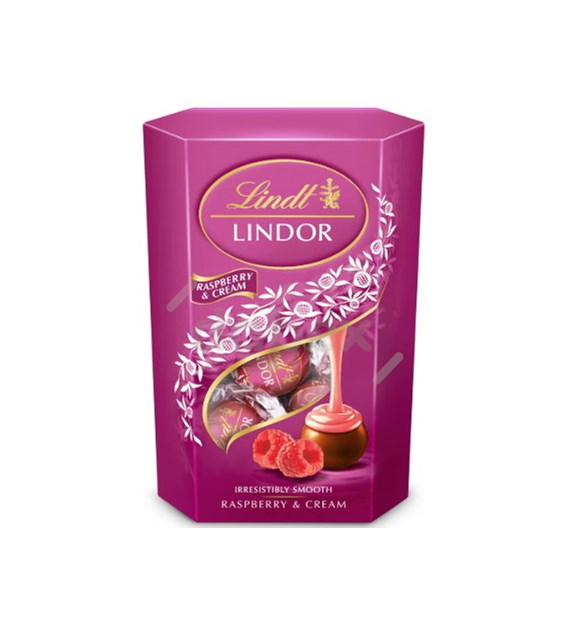 @ Lindt Praliny Lindor Raspberry&Cream 200g/8