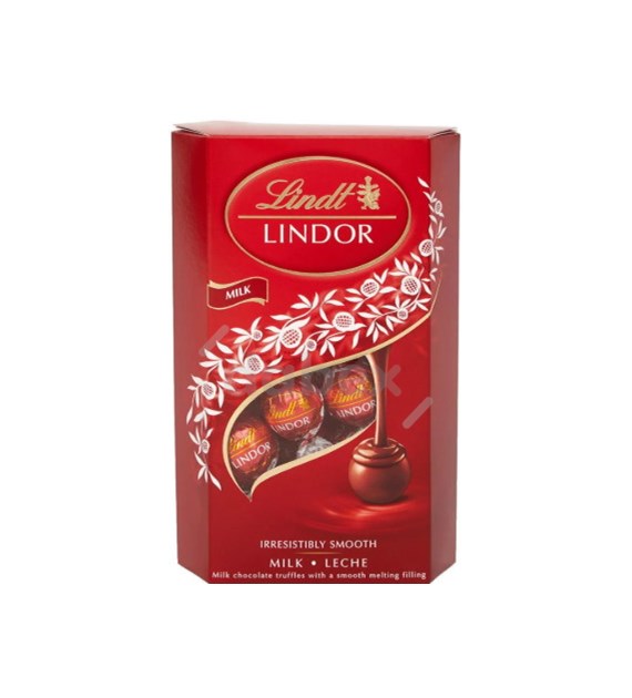 @ Lindt Praliny Lindor Milk Cornet 200g/8