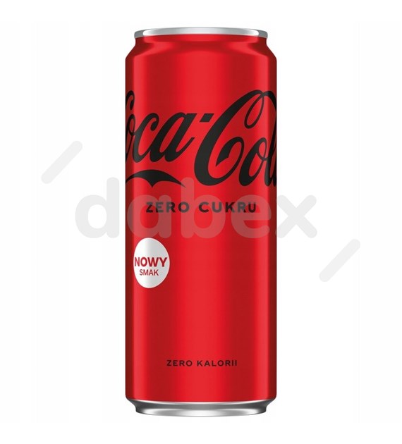 Coca Cola Zero PL (sleek can) 0,33l
