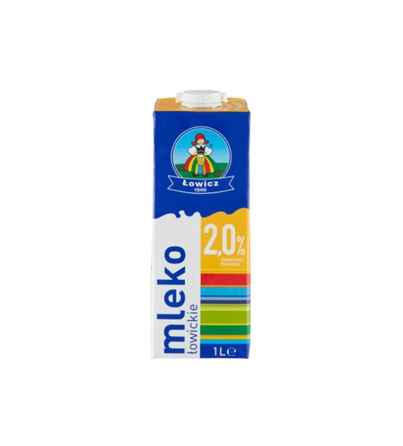 Łowicz Mleko Łowickie Żółte 2% 1l/12