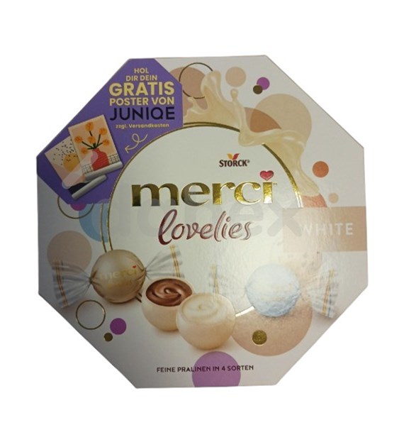 Storck Merci Lovelies White 185g/7 IMP PROMO