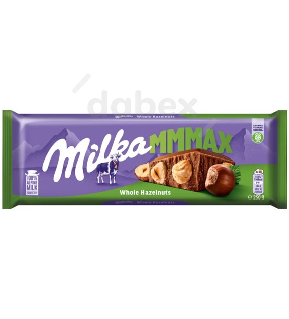 Milka Czekolada Whole Hazelnuts 250g/14
