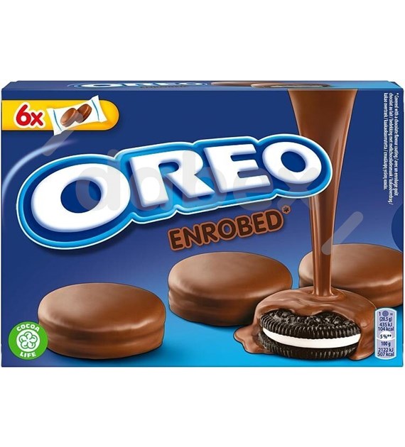 @ Oreo Ciastka w Polewie Czekoladowej 246g/10 IMP