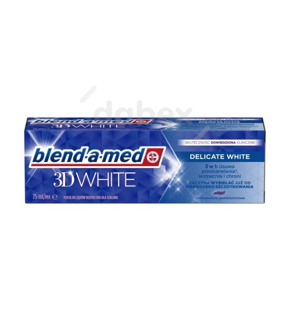 Blend-a-Met 3D WhiteToothpaste Delicate White 75ml