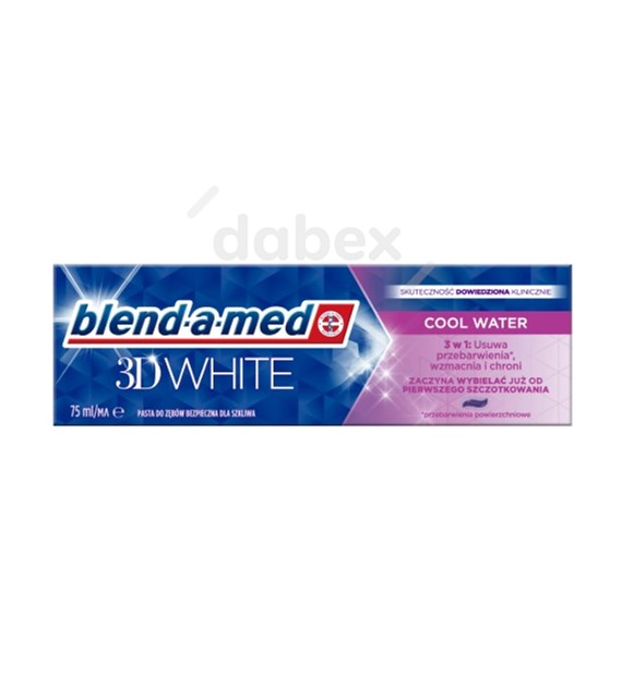 Blend-a-Met 3D White Toothpaste Cool White 75ml