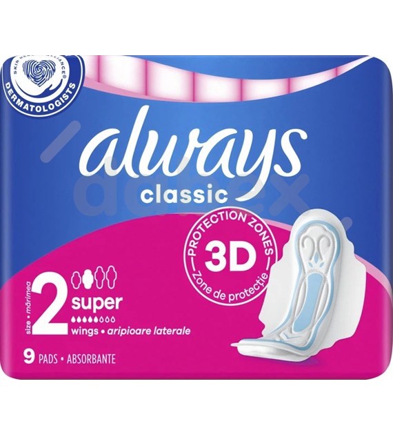 Alwayd Sanitary Pads Classic Maxi 9pcs