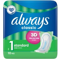 Alwayd Sanitary Pads Classic Normal 10pcs