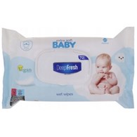 Deep Fresh Wet Wipes Blue 72pcs