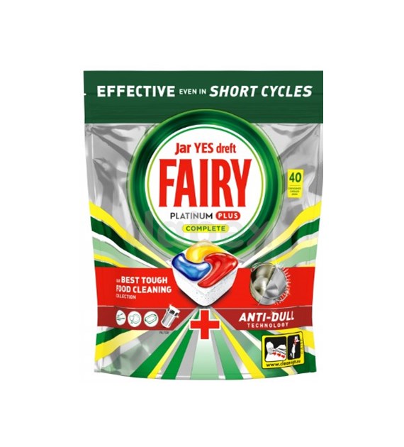 Fairy Capsules Platinium Plus Lemon 48pcs 744g