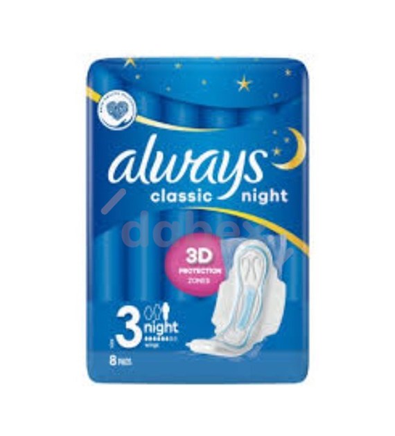 Alwayd Sanitary Pads Classic Night 9pcs
