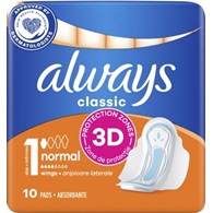 Alwayd Sanitary Pads Classic Normal 10pcs