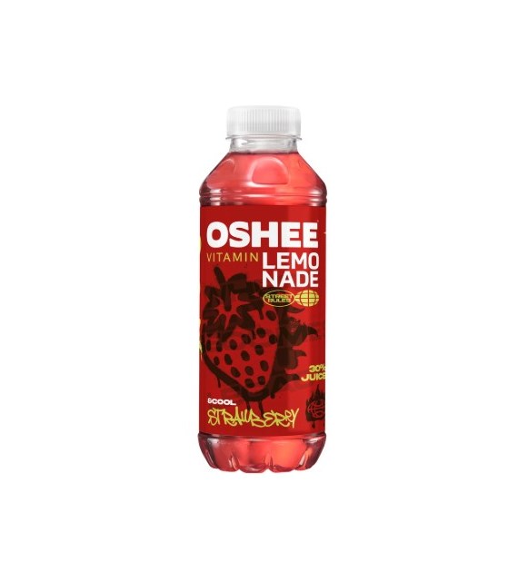 Oshee Vitamin Lemonade Strawberry 555ml