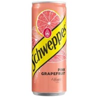 Schweppes Pink Grapefruit (sleek can) 0,33l