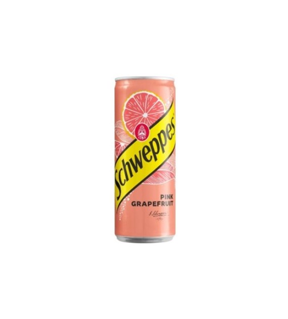 Schweppes Pink Grapefruit (sleek can) 0,33l