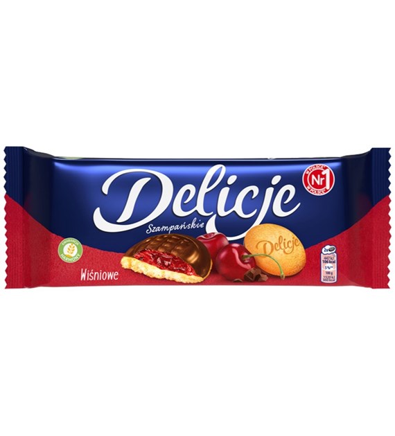 Delicje Sponge Cakes Strawberry 147g