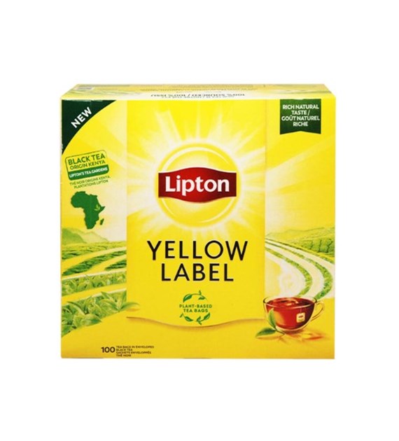 Lipton Envelope Yellow Label Tea (100*1,5g) 150g
