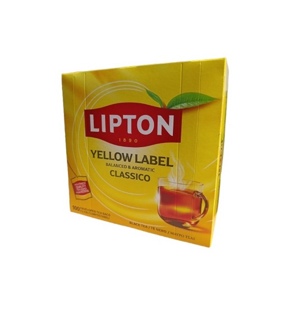 Lipton Envelope Yellow Label Tea (100*1,5g) 150g