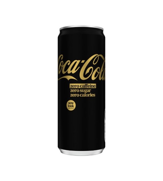 Coca Cola Zero Caffeine PL (sleek can) 0,33l