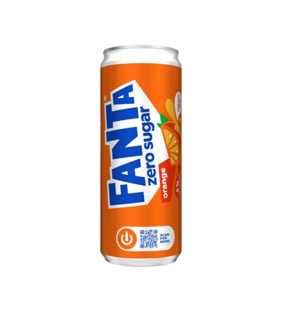 Fanta ZERO Orange PL (sleek can) 0,33l
