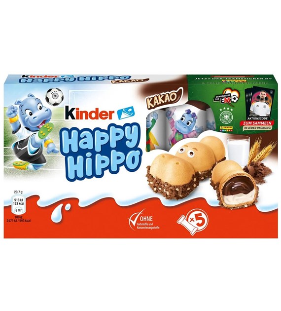 Kinder Happy Hippo Cacao 103,5g Promo