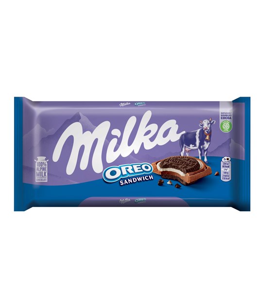 @ Milka Czekolada Sandwich Oreo 92g/16 IMP