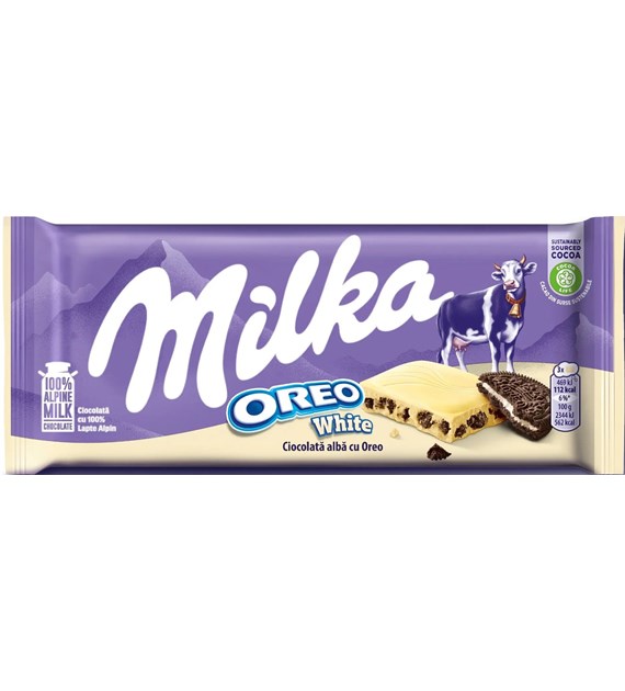 Milka Oreo White 100g