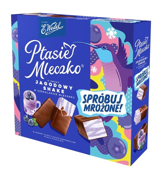 @ Wedel Ptasie Mleczko Jagodowe 340g/18