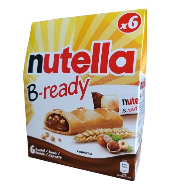 Ferrero Nutella B-Ready 6-Pak 132g/8 IMP