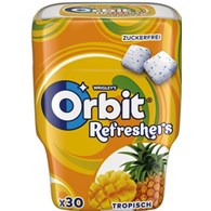 Orbit Refreshers Tropical Bottle 67g
