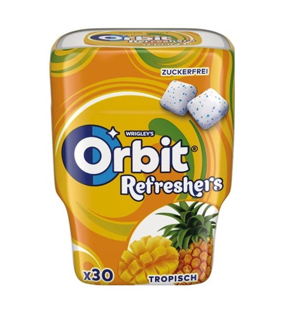 Orbit Refreshers Tropical Bottle 67g