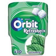 Orbit Refreshers Spearmint Bottle 67g