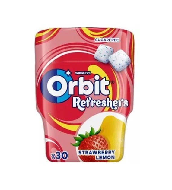 Orbit Refreshers Lemon&Strawberry Bottle 67g
