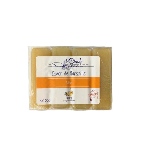La Cigale Soap Honey 4x100g