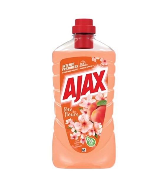 Ajax Płyn do Podłóg Uniw. Kwiat Brzoskwini 1l/12