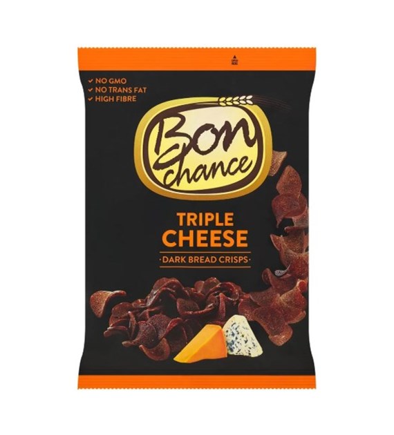 @ Bon Chance Chrupki Chlebowe Trzy Sery 120g/24