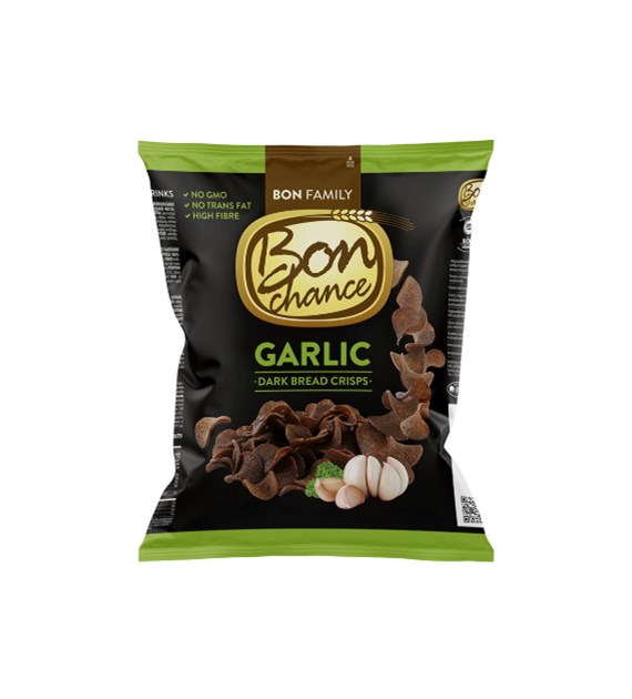 Bon Chance Bread Chips Garlic 120g
