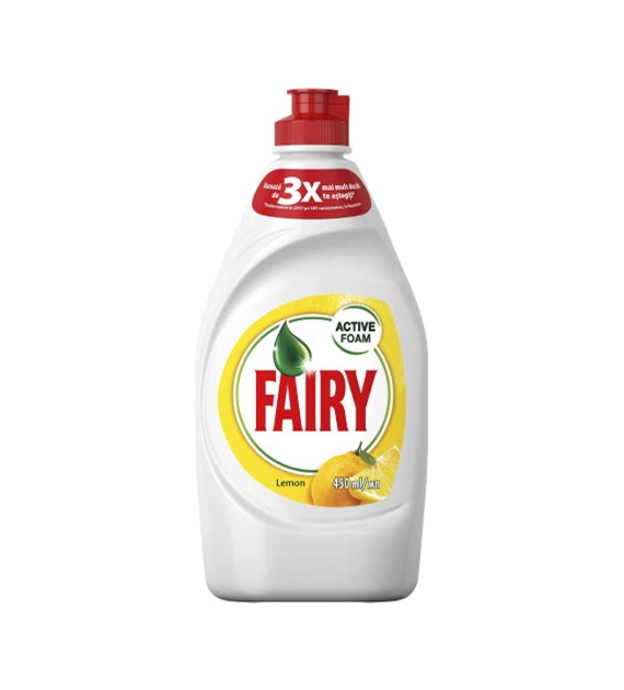 Fairy Dishwashing Liquid Lemon 450ml