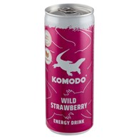Komodo Energy Drink Wild Strawberry 0,25l