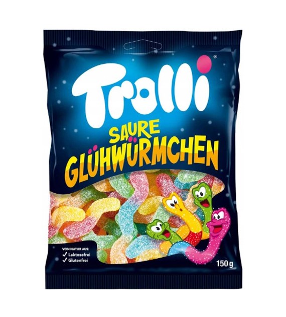 @ Trolli Żelki Robaki Kwaśne 150g/24 IMP