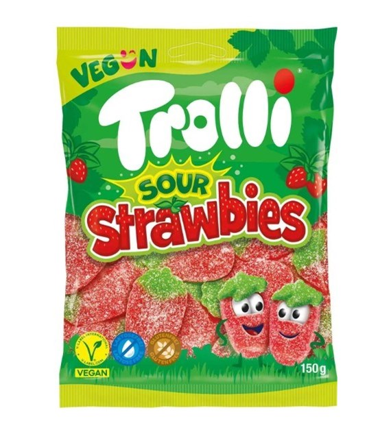@ Trolli Żelki Kwaśne Strawbies 150g/21 IMP