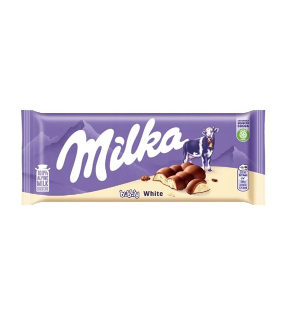 Milka Bubbly White 95g
