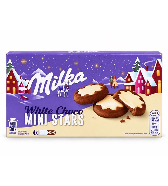 Milka Mni Stars White Chocolate 150g