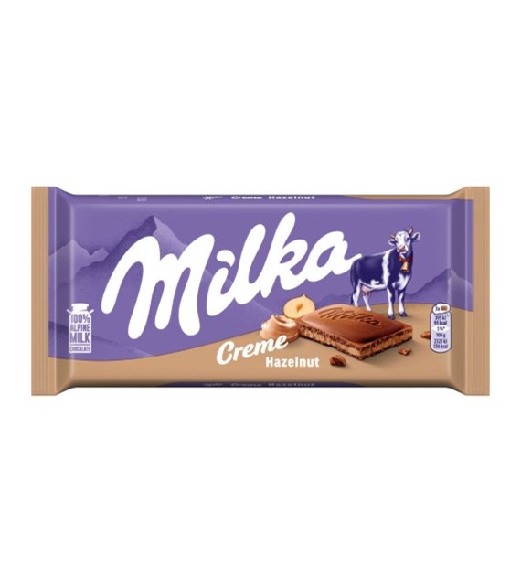 Milka Czekolada Creme Hazelnut 85g