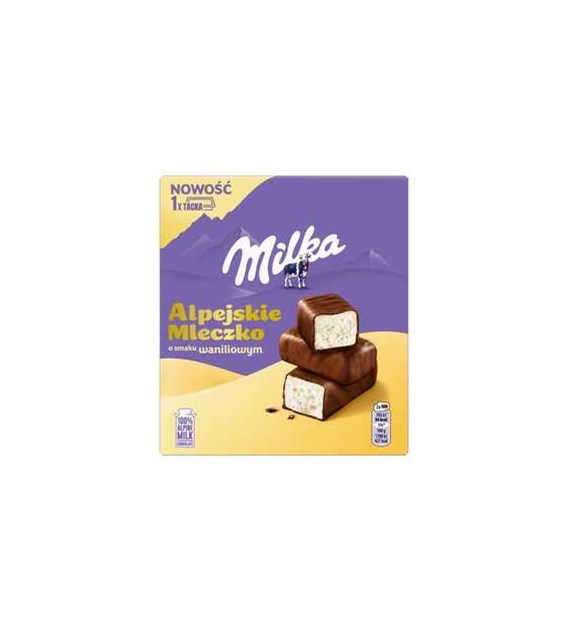 @ Milka Alpejskie Mleczko Waniliowe 165g/14