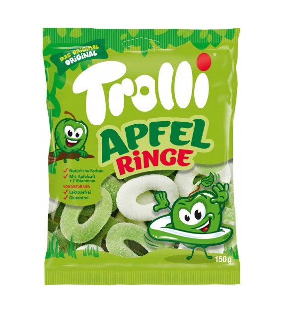 Trolli Żelki Apfelringe Jabłko 150g/21 IMP