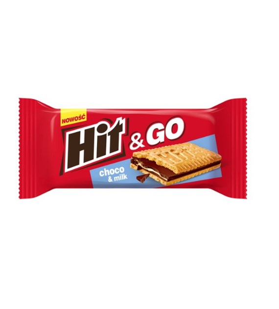 @ Bahlsen Ciastka  Hit&Go Czekoladowe 27g/24