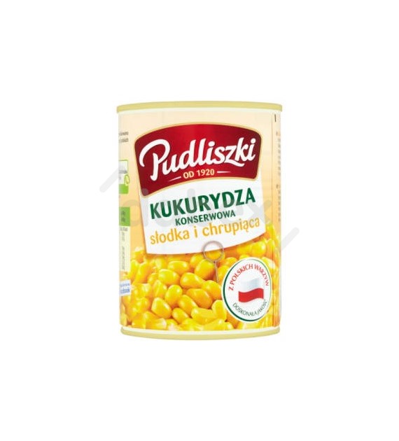 Pudliszki Kukurydza Konserwowa 400g/6