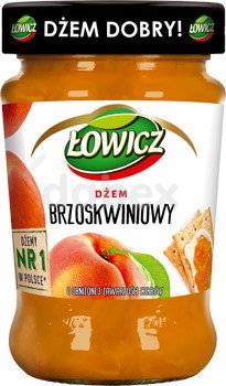 Łowicz Dżem Brzoskwiniowy 280g/8