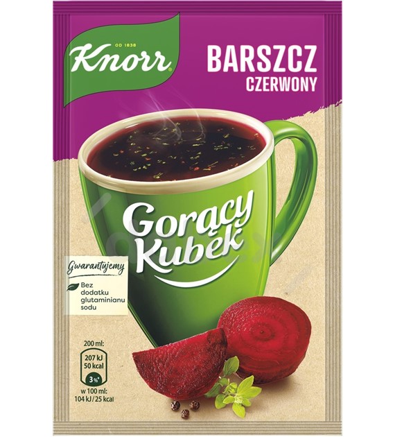 Knorr Gorący Kubek Barszcz Czerwony 14g/38