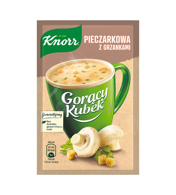 Knorr Gorący Kubek Pieczarkowa z Grzankami 15g/40